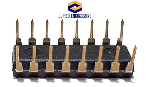Juried Engineering Cd4027Be Cd4027 Cmos Dual J-K Master-Slave Flip-Flop Ic Breadboard-Friendly Dip-16 (Pack Of 5) #TOP5