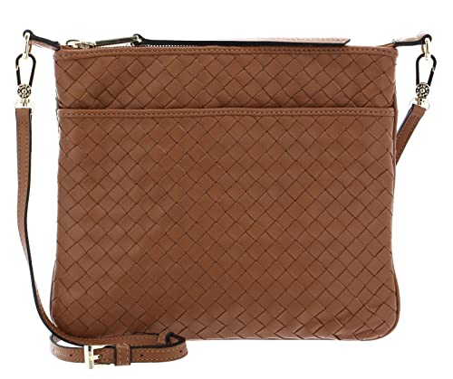 Sac en cuir abro Piuma Weaving Cuoio, l'excellence du tressage
