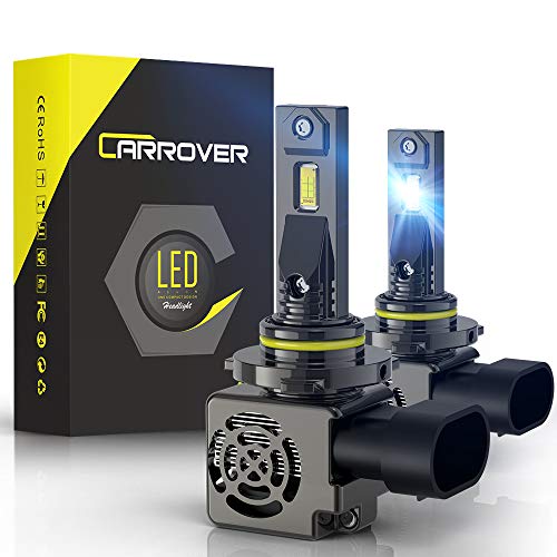 CAR ROVER Wireless 9005 HB3 LED Bulbs, 120W 20000LM Extremely Bright 6500K CSP Chips Conversion Kit, Replacement High Fog Light