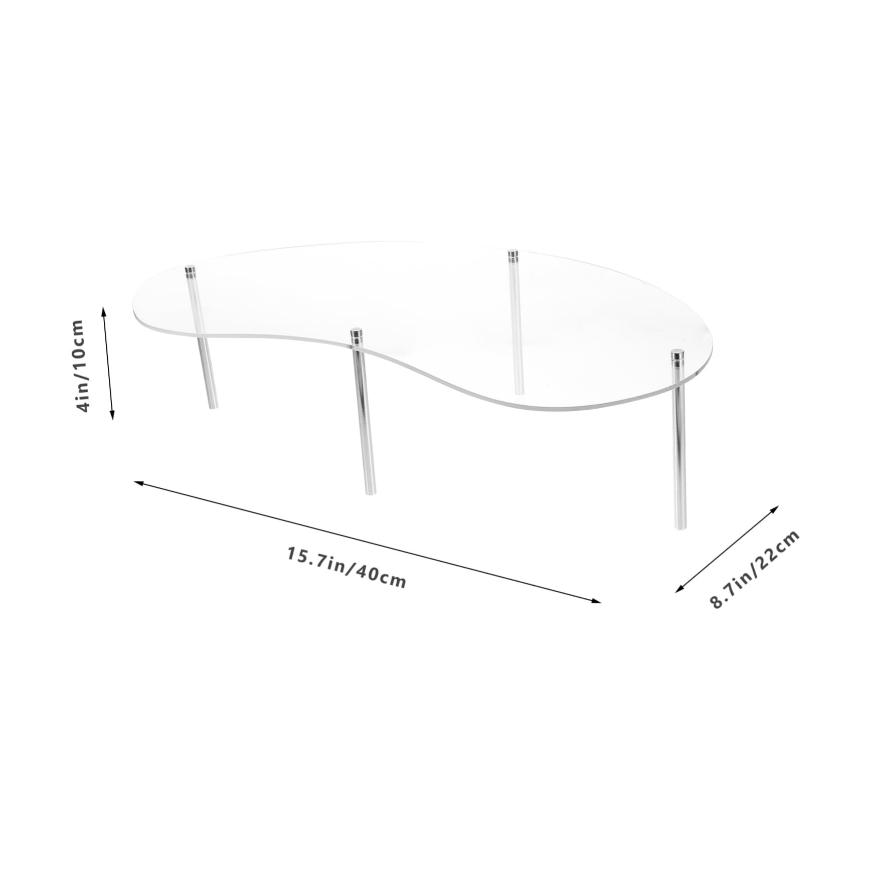 Cabilock 1 Set Clear Acrylic Cupcake Stand Cake Dessert Stand Cupcake Display Stand Candy Bar Risers Retail Display Rack Clear Serving Platter Cake Stands Pop Figure Display Stand Metal