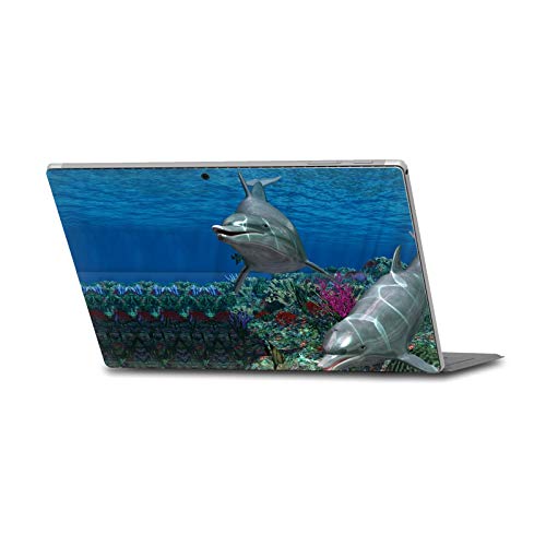 Vinyle Microsoft Surface Pro AntiRayures Sticker Dauphins pour Protéger sa Tablette Tactile