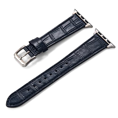 �̃��U�[�E�H�b�`�X�g���b�v�B���v�o���h46mm�A42mm�A45mm�A41mm�A38mm�A40mm�A49mm�ɓK���B �\�{�^��(Dark Blue,42-44-45-49-S10 46mm)