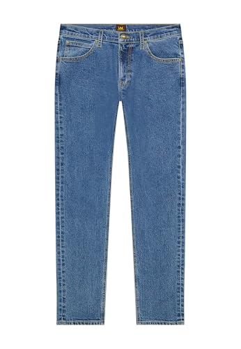 Lee Jeans da Uomo Daren, Chiusura Lampo, Regular Straight Fit, Straight Leg, Belmont, 44 IT (30W/32L)