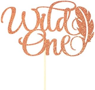 Atelier Elegance Wild One Cake Topper, One Cake Topper, 1st Birthday Cake Topper, Feather