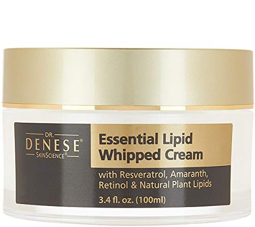 Dr. Denese Essential Lipid Whipped Infusion Cream with Organic Avocado, Rose Hip, Jojoba, Collagen & Resveratrol - Plumping Moisturization Youthful Skin Hydration - Paraben-Free, Cruelty-Free - 3.4oz