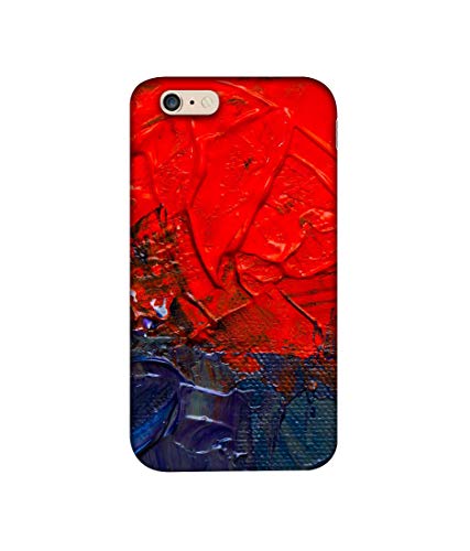 Image of Amazon Brand - Solimo Designer Red Wax Color 3D Printed Hard Back Case Mobile Cover for Apple iPhone 6 Plus / 6S Plus