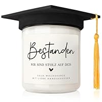 Bestandene Prüfung Geschenk, Duftkerze Master Bachelor Abschluss Geschenke, \Bestanden WIR SIND STOLZ AUF DICH\, Prüfung Bestanden Geschenk für Schüler Führerschein, Abschlussgeschenk