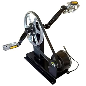 Handkurbel Stromerzeuger mit USB- und DC-Ausgang für Notladung und Outdoor-Aktivitäten