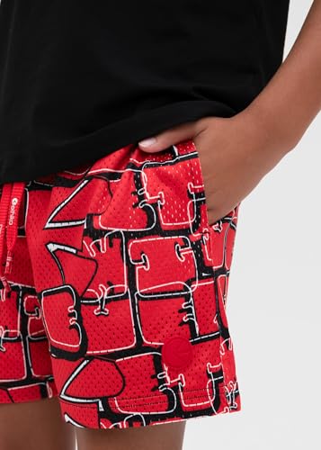 Ethika Boys Basketball Short | Offset Scribble2