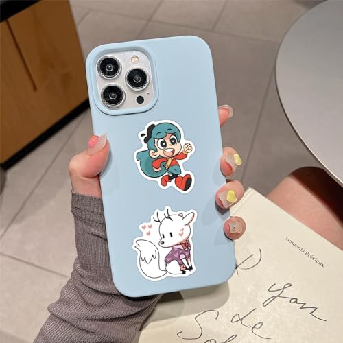 55pcs Hilda Stickers Cute Aesthetic Cartoon Stickers for Kids Laptops,Funny Adventure Theme Stickers Waterproof Vinyl Decals for Teens Computer Water Bottle Journal Suitcase Phone Car