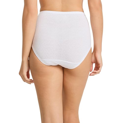 Image of Jockey Women's Underwear Plus Size 100% Cotton Elance Brief - 3 Pack, Violet Veil /Coral Mist Heather /Tango Dot, 9
