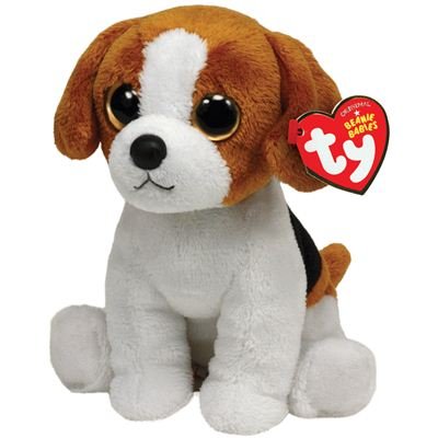 Ty Beanie Baby Banjo Plush - Beagle 