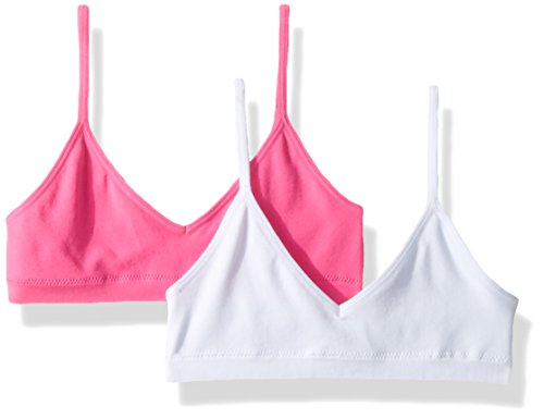 Hanes Girls' Big ComfortFlex Seamless Bralette 2-Pack