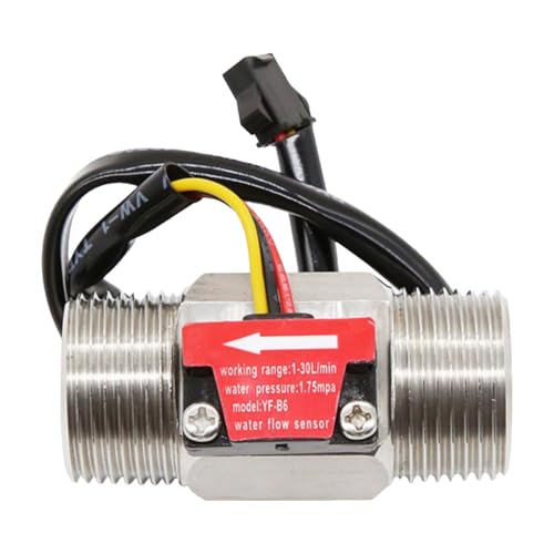 Medidor de turbina de acero inoxidable B6 sensor de flujo duradero de 3/4 pulgada