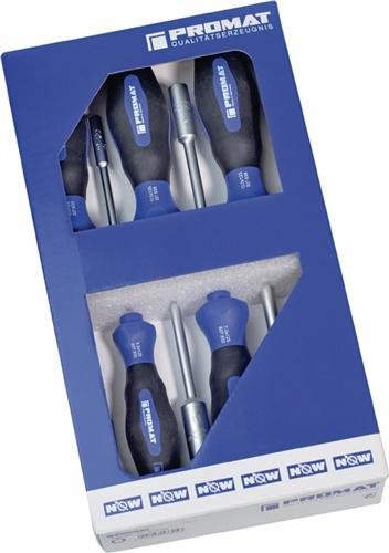 PROMAT 827842 Steckschlüsselsatz CV. 5tlg. m.Mehrkomp.-Heft PROMAT