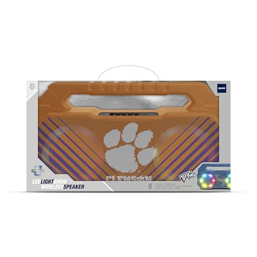 Image of SOAR NCAA Wireless Boombox Speaker, Clemson Tigers