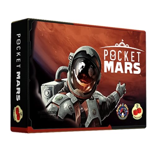 2Tomatoes Games- Pocket Mars | Juego de Mesa de Cartas | Construye una Infraestructura en Marte | 1-4 Jugadores | Español y Francés | Temática: Ciencia-Ficción