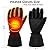 Heated Gloves for Men Women,Waterproof Touchscreen Hand Warmer Electric Heating Gloves for Outdoor Sports Cycling Skiing Motorcycling Hunting