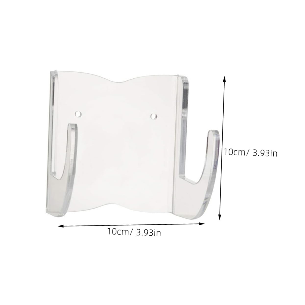 Milisten 1Set Guitar Transparent Guitar Storage Hook for Electric Bass Guitars Stylish Wall Mount Accessory for Home Office School Display