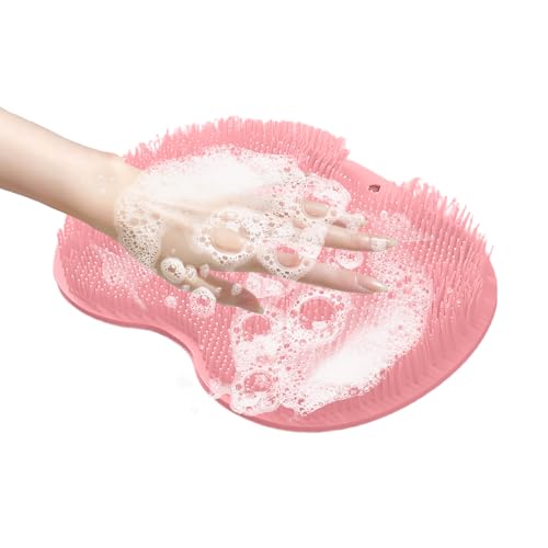 Kustimantu - Alfombrilla de Hombro para pies de Ducha, Alfombrilla de Masaje de pies,Padle de Trasera del Cuarto de baño | Estera de espadilla de baño sin Desperdicio sin Deslizamiento para