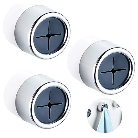 3PCS Tea Towel Holder, Self-Adhesive Towel Holders, Round Wall & Door Mounted Towel Hooks, Premium Towel Hook for Home Bathroom Kitchen, No Drilling Required Cover