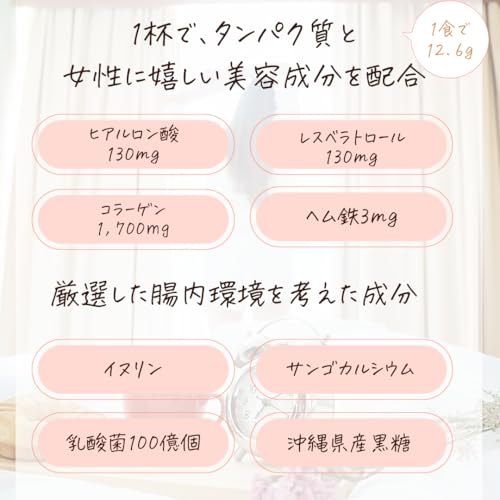 medical protein ビューティープロテイン 約14回分 ミルクティ ソイ 美容 国内製造 女性 500g の商品画像 4