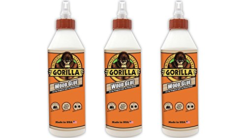 Gorilla Wood Glue, 18 ounce Bottle, (Pack of 3) - image 1