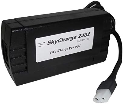 SkyCharge 2402 Advanced Charger for Bruno Stair Lift Stairlift SRE-1540, SRE-1550, SRE-2000, SRE-2010 Elite, CRE-2110 Curved, CRE-2100, SRE-2750 Models; Replaces OEM-2402, BCR-24018
