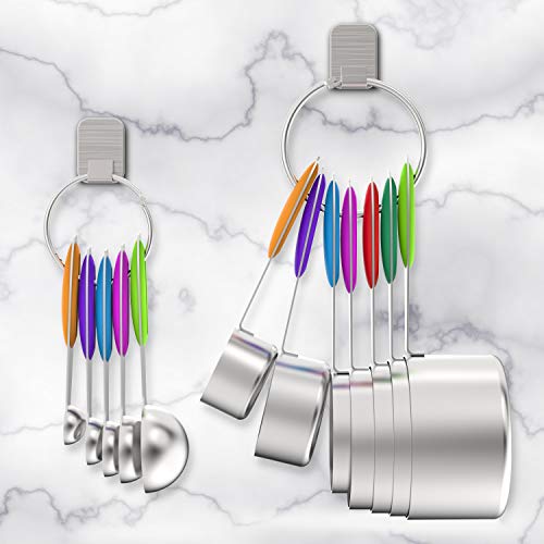 image for Wildone Measuring Cups and Spoons Set of 12, Premium Stainless Steel M