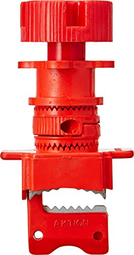 Image of Universal Valve Lockout Device AK-ULD-21 Spring and PU, Red (Pack of 1)