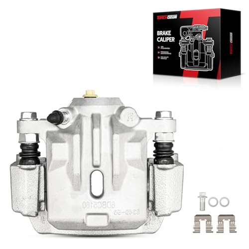 Image of Torchbeam Rear Brake Caliper Left for Subaru Outback 2010-2014, Subaru Legacy 2010-2014, Rear Left Caliper Replace # 19B6277 Disc Brake Caliper Assembly with Bracket