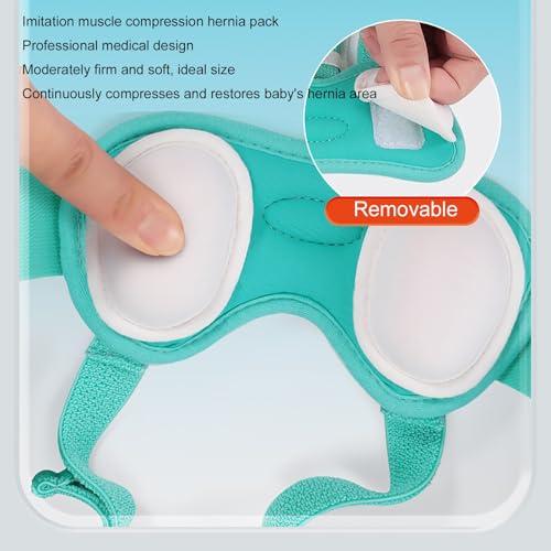 Faja Lumbar para Hernia para Bebé con Almohadillas de Compresión miniatura 4