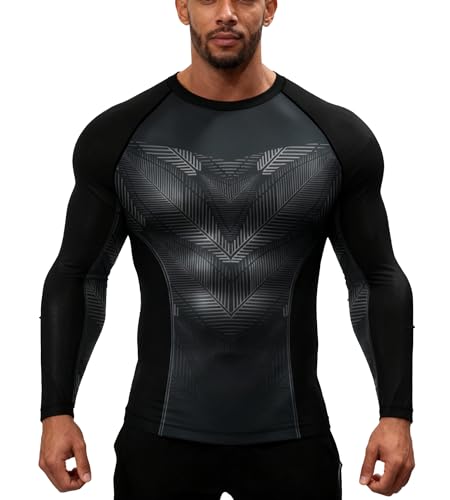 La Mejor Lista de Playeras de Flash para Hombre . 39 Red Plume - Camisetas de compresión atléticas de manga larga para hombre, Patrón 10, M