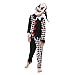 Produktbild Kinder Joker-Kostüm, gruseliges Halloween-Clown-Outfit + Maske Gr. 11-12 Jahre, Schwarz