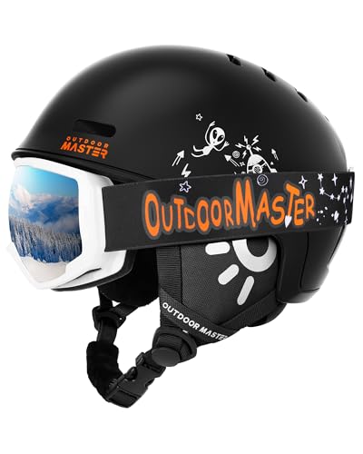 OutdoorMaster Helmet + Goggles Set