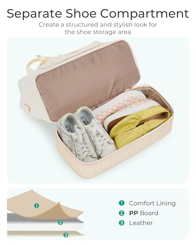 Bagsmart Weekender Bags For Women, 35L Carry On Bag With Shoe Compartment, Tsa-Free Travel Duffle Bag, Large Overnight Hospital Bag thumb #1