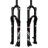ZTZ 26/27.5/29 inch MTB Air Suspension Fork, Upgraded 34mm Stanchions & 140mm Travel,...