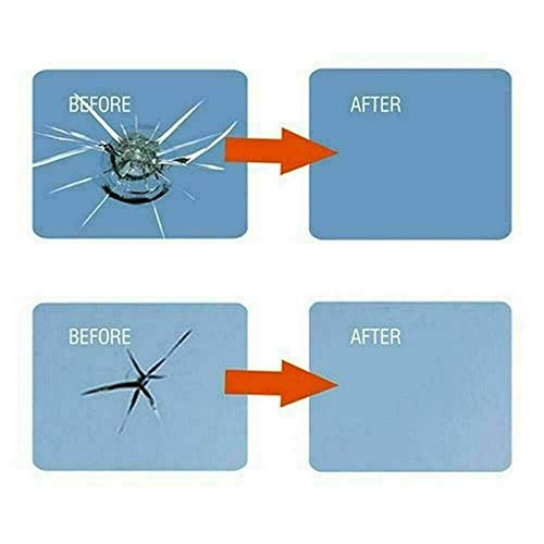 CNluca Kit de reparo de pára-brisa Reparo de janela de carro Polimento de vidro de pára-brisa Renwal