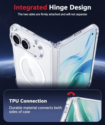 Image of FNTCASE for Phone Ultra Case Fold Clear Compatible with Magsafe