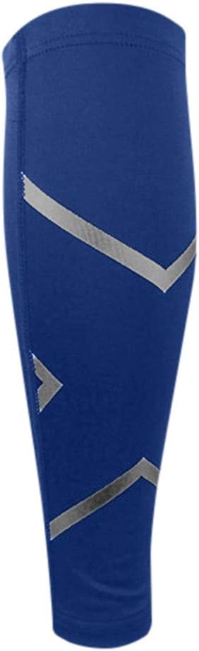 QUICATCH Unisex Calf Compression Sleeve Leg Compression Socks for Shin Splint Calf Pain Relief for Hiker Runners Joggers Nurses Maternity(XL,Blue)
