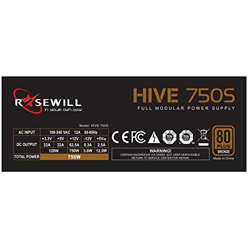 Build My PC, PC Builder, Rosewill Hive-750S