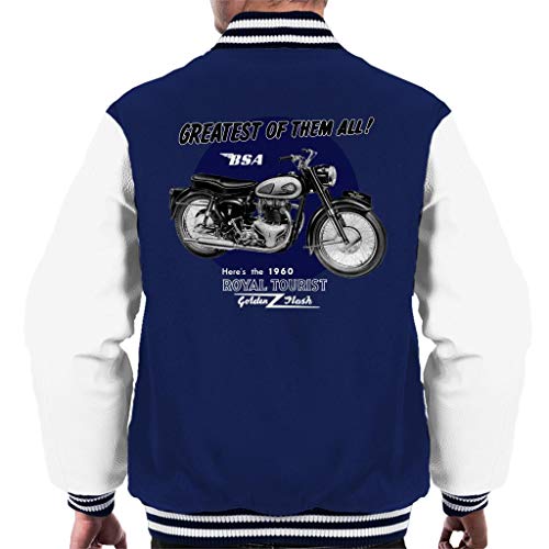 Veste varsity BSA homme blouson américain rétro automne