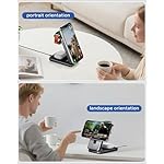 KPON for Magsafe Charging Station 3 in 1, Foldable Travel Charger Stand for Apple, Wireless Magnetic Charging Dock for Multiple Devices iPhone 17 16 15 14 13 12 Series/Apple Watch/Airpods - Image 5