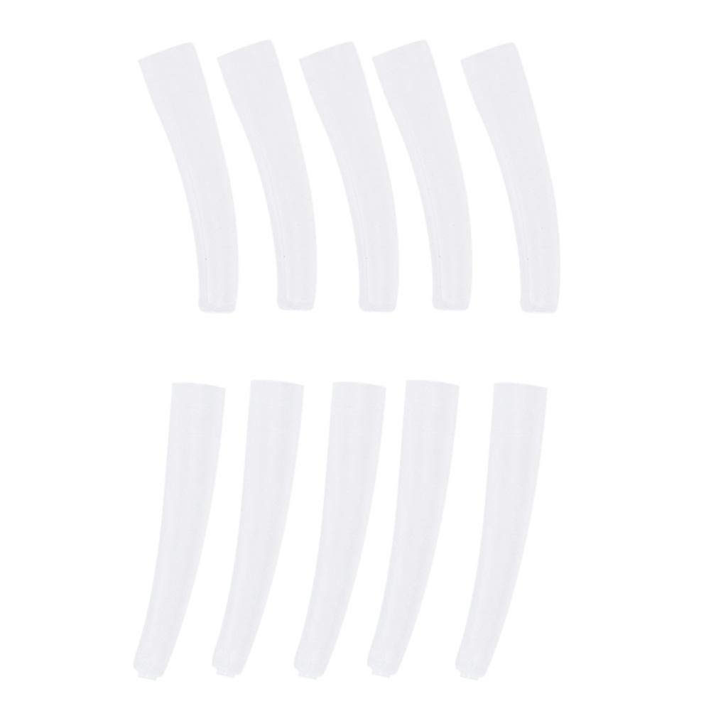 Koulate Transparent Tweezers Protective Cover, Elbow Plastic Tweezers Protective Cover Anti-Dust Non-Slip Eyelashes Grafting Tool Made Of Soft Silicone Material, Eco-Friendly And Durable In Use