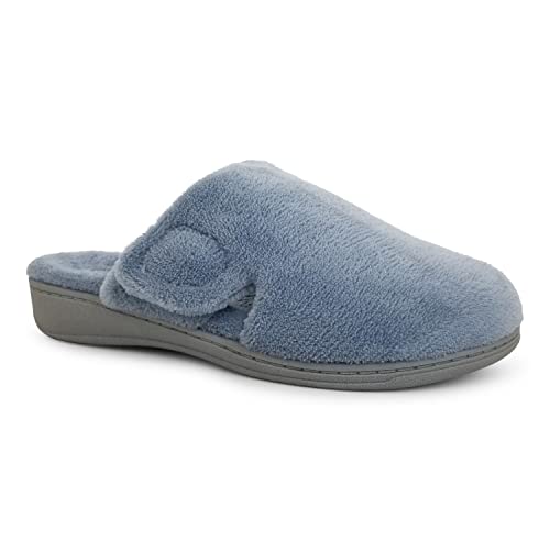 Image of Vionic Women's Gemma Mule Slipper - Comfortable Spa House Slippers that Include Three-Zone Comfort with Orthotic Insole Arch Support, Soft House Shoes for Ladies
