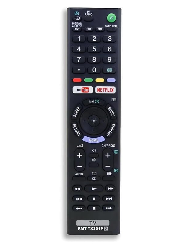 VHM Original TV Remote Compatible for Sony Tv LED Smart TV 4k Command with for Netflix & P-Video hot Keys SRL_No-80 VHM Original TV Remote Compatible for Sony Tv LED Smart TV 4k Command with for Netflix & P-Video hot Keys SRL_No-80