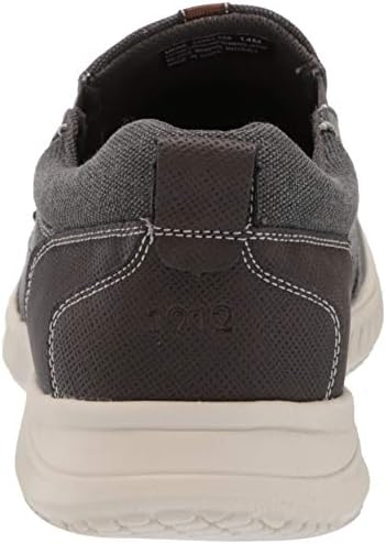 Nunn Bush Men's Conway Canvas Slip-ON MOC Toe Loafer, Gunmetal, 9 | Image 2