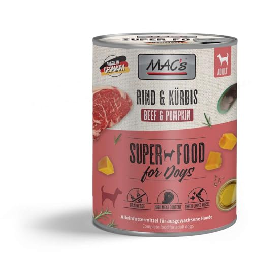 MAC's Dog mit Rind & Kürbis (getreidefrei) 6 x 800 g