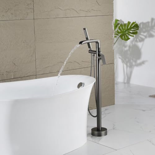 Robinet de mélangeur de douche den autoportant mitigeur cascade sol - 3
