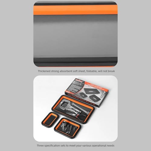 Plateau de rangement pliable silicone antidérapant mécanicien moto - 4